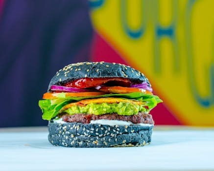 Black bean burger