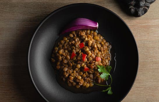 Black lentils (beluga)