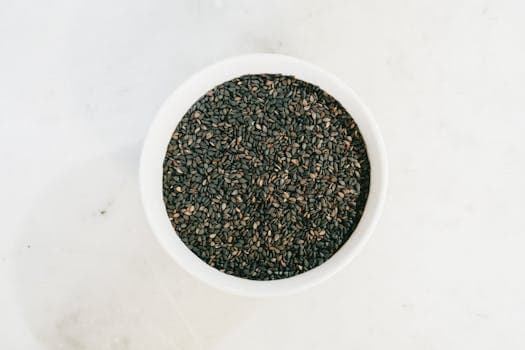 Black sesame seeds