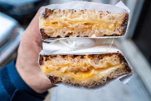 Grilled cheese sandwich