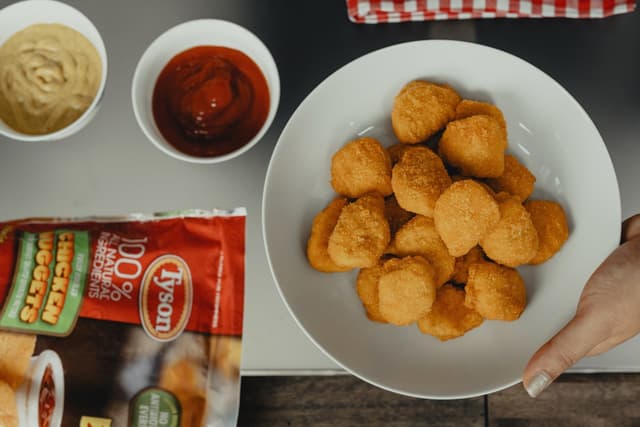 Plant-based chicken nuggets