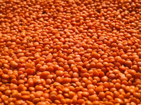 Red lentils