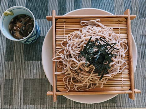 Soba noodles