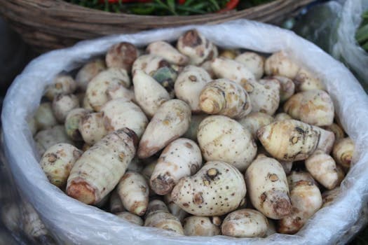 Taro root