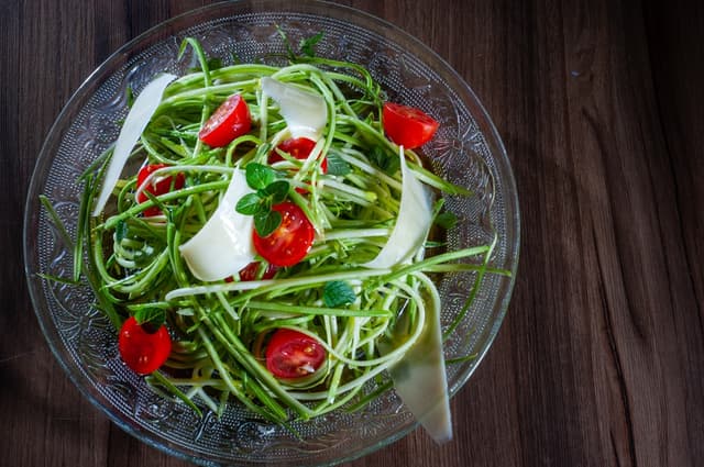 Zucchini noodles (zoodles)