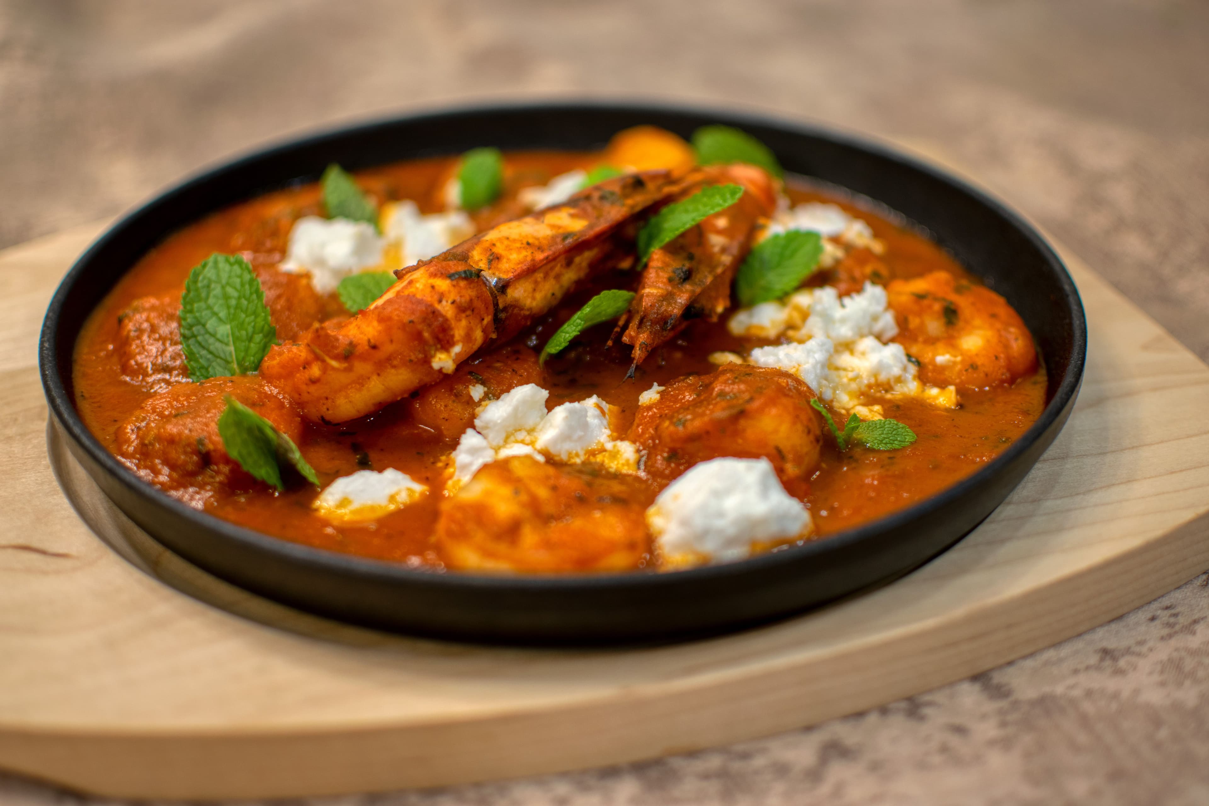 Shrimp Saganaki