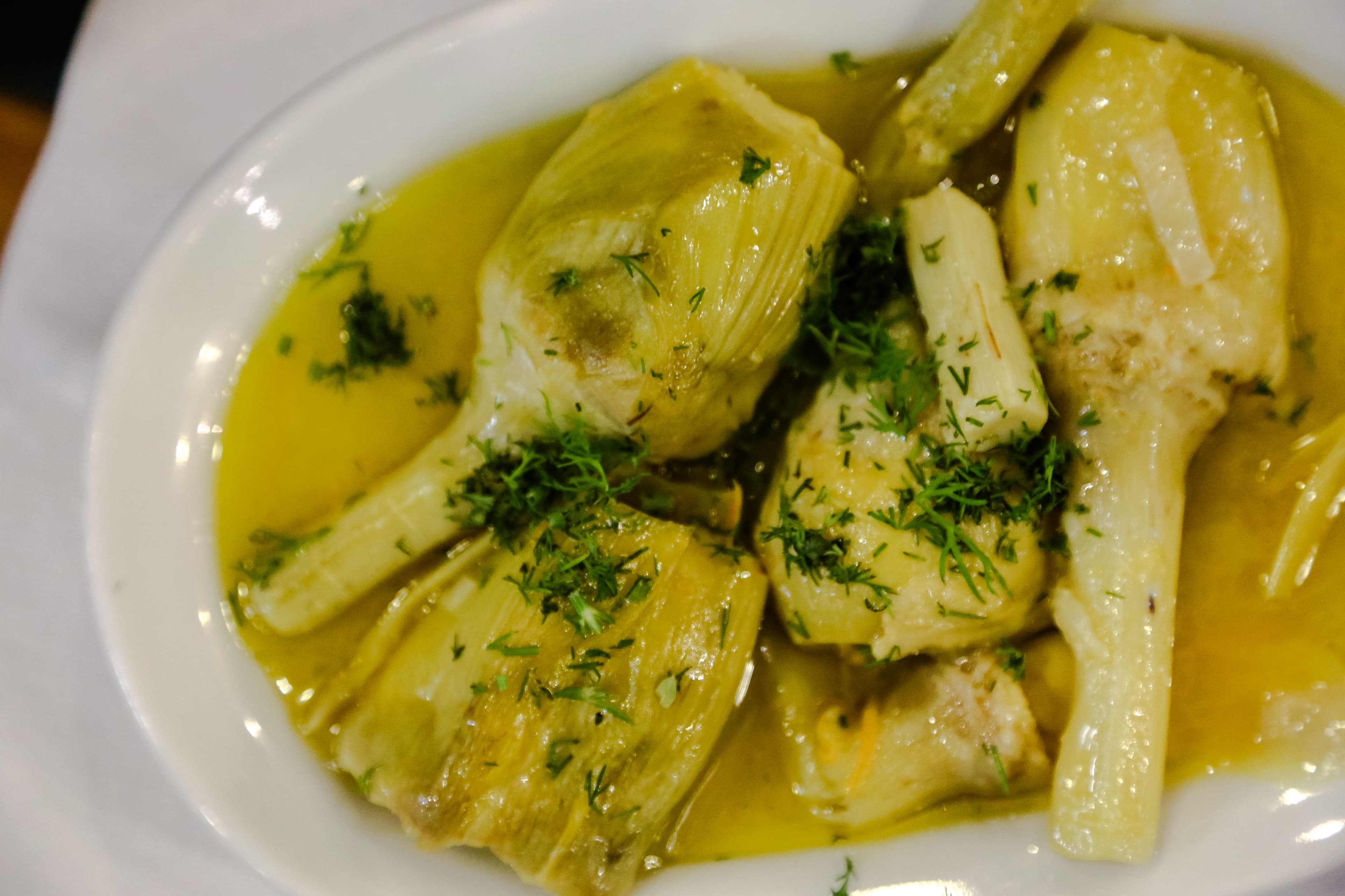 Artichoke hearts (canned)