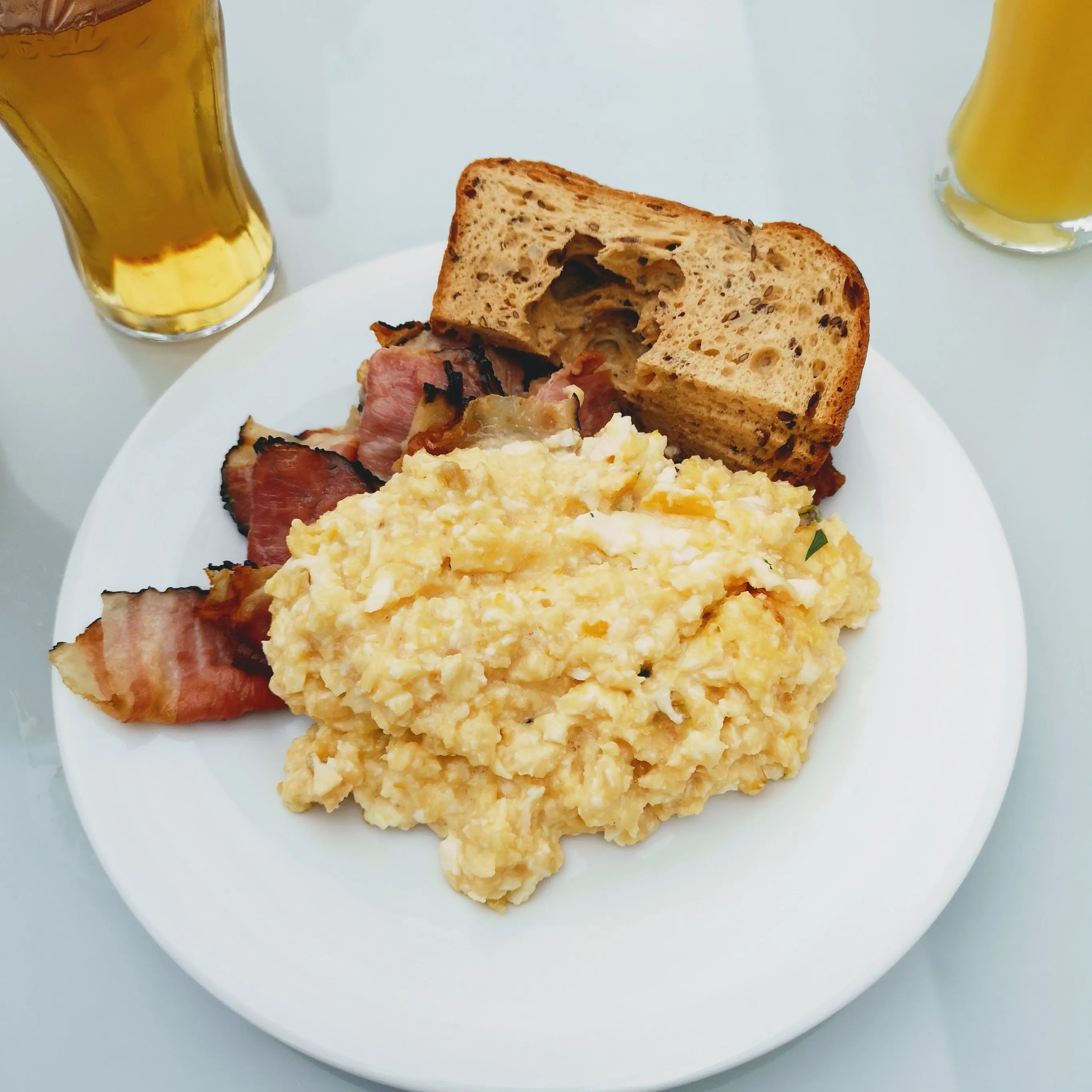 Scrambled Eggs with Bacon
