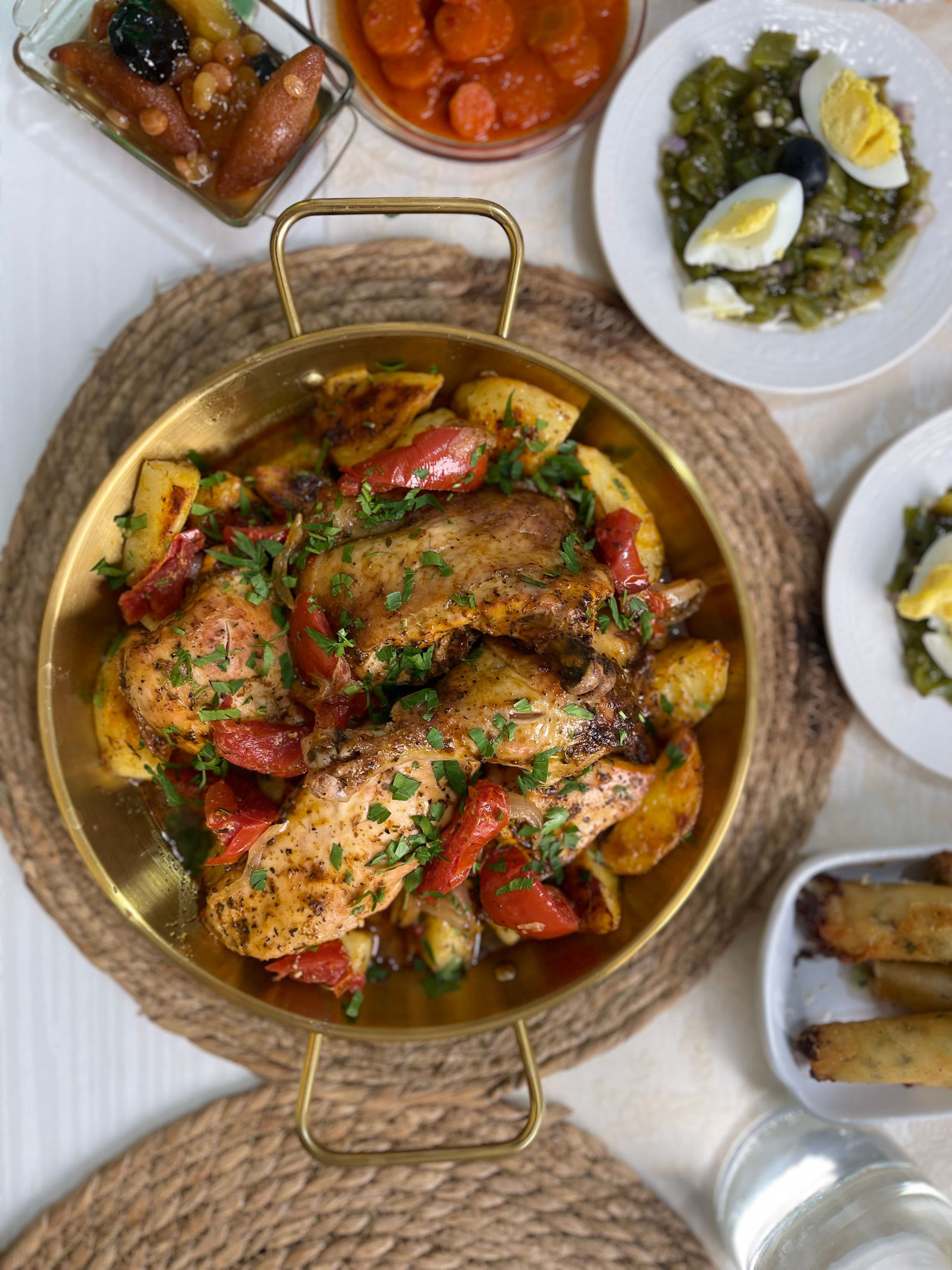 Chicken Vesuvio