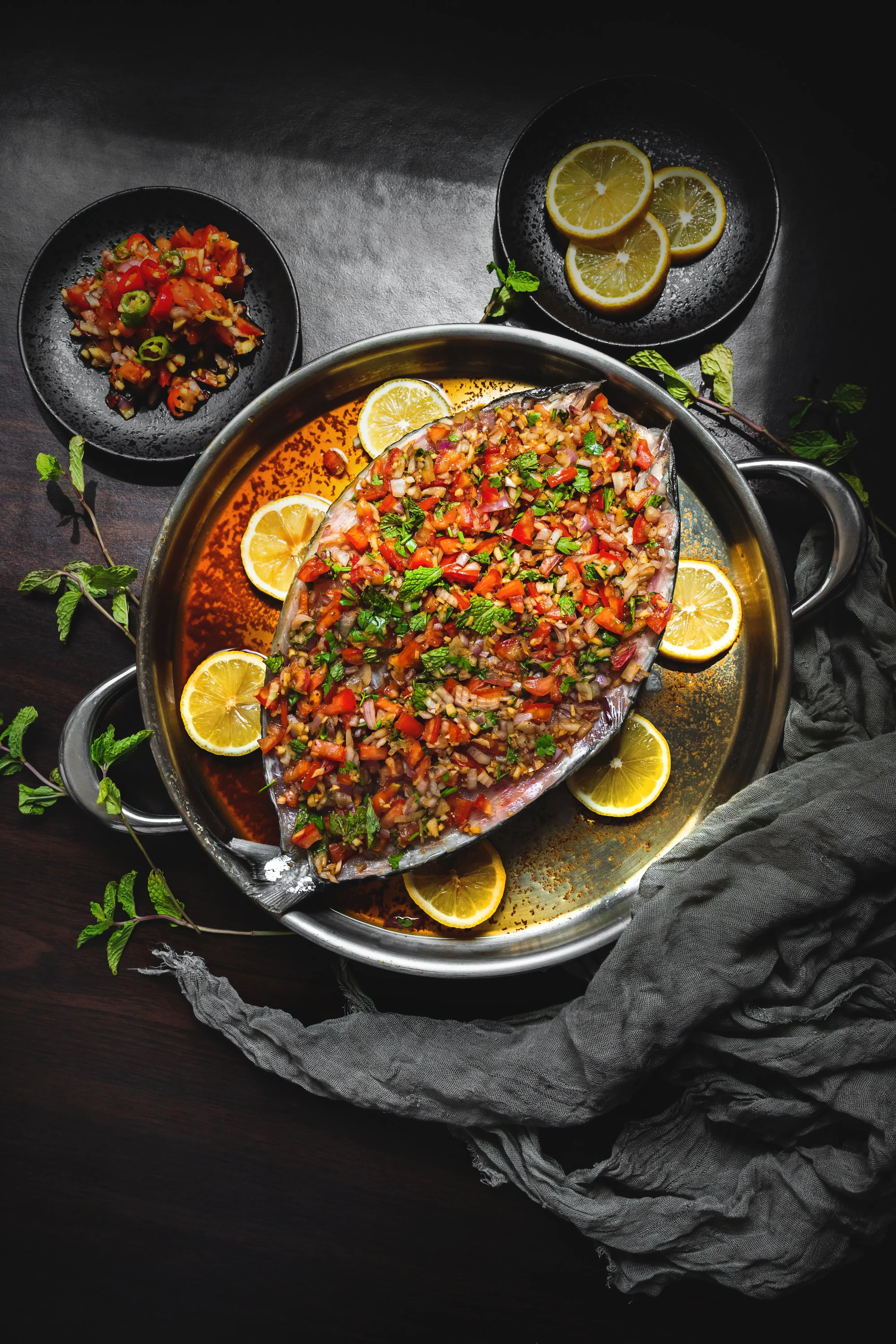 Steamed Fish Head with Chili
