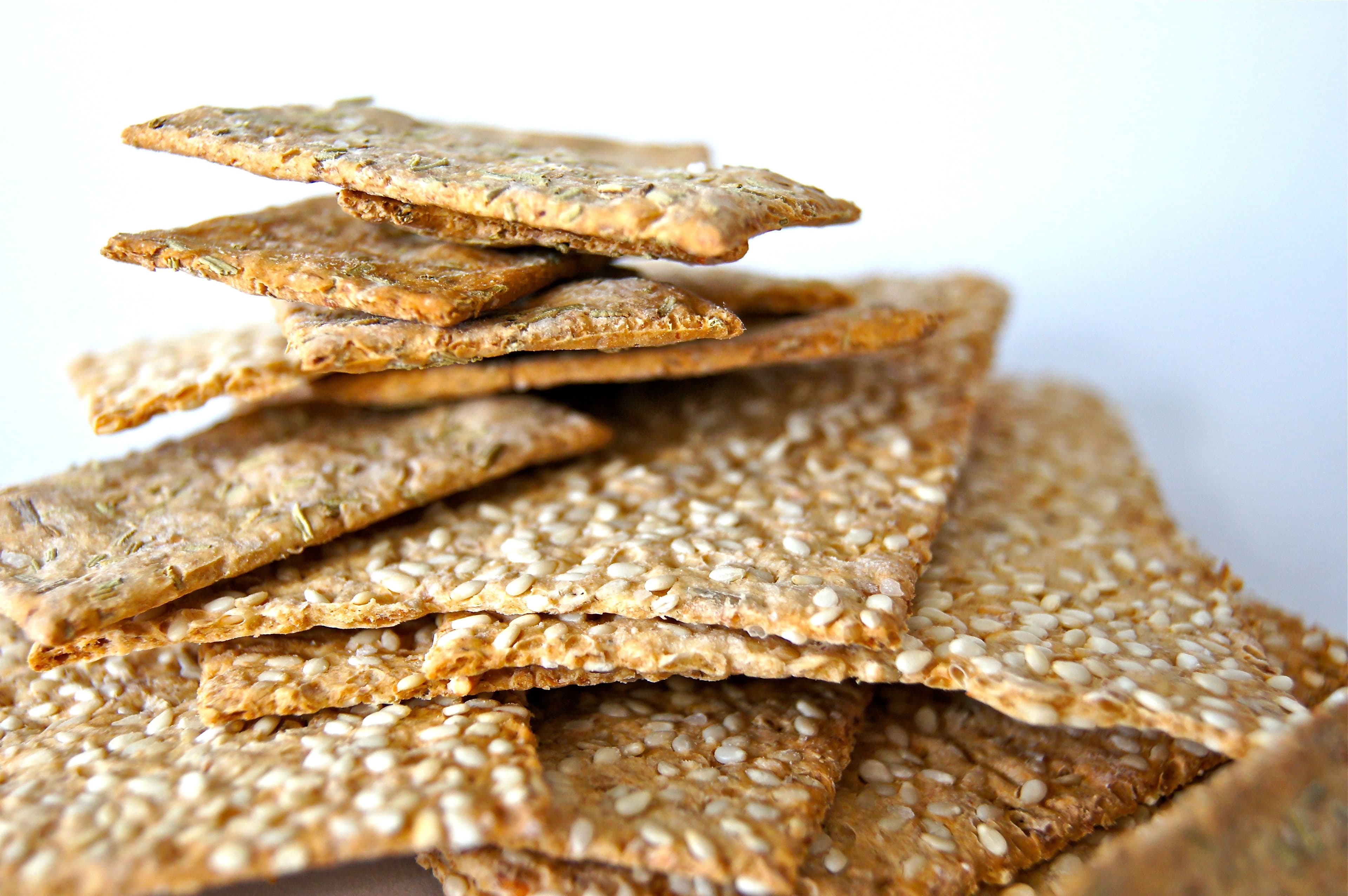 Sourdough crackers