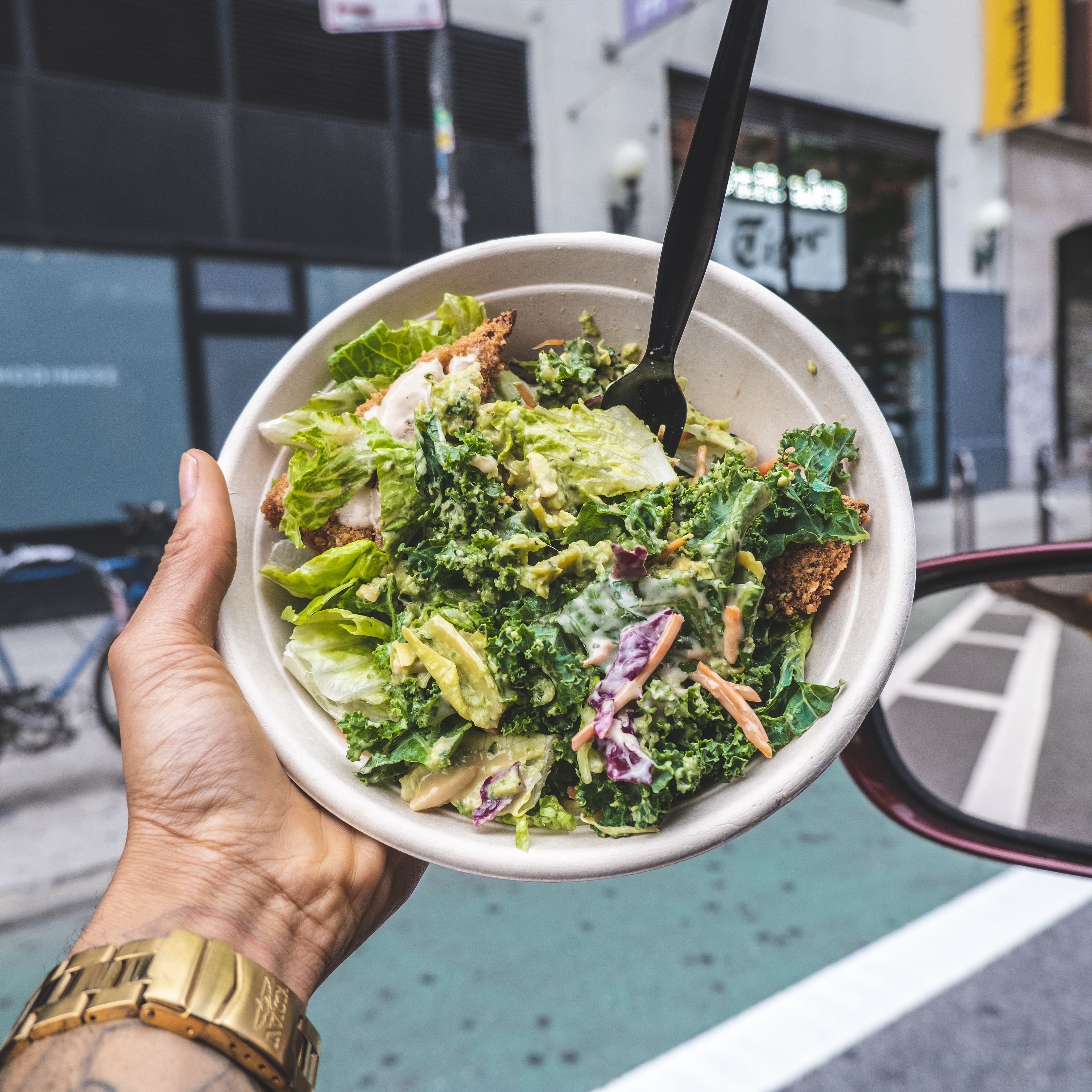 Kale Caesar Salad