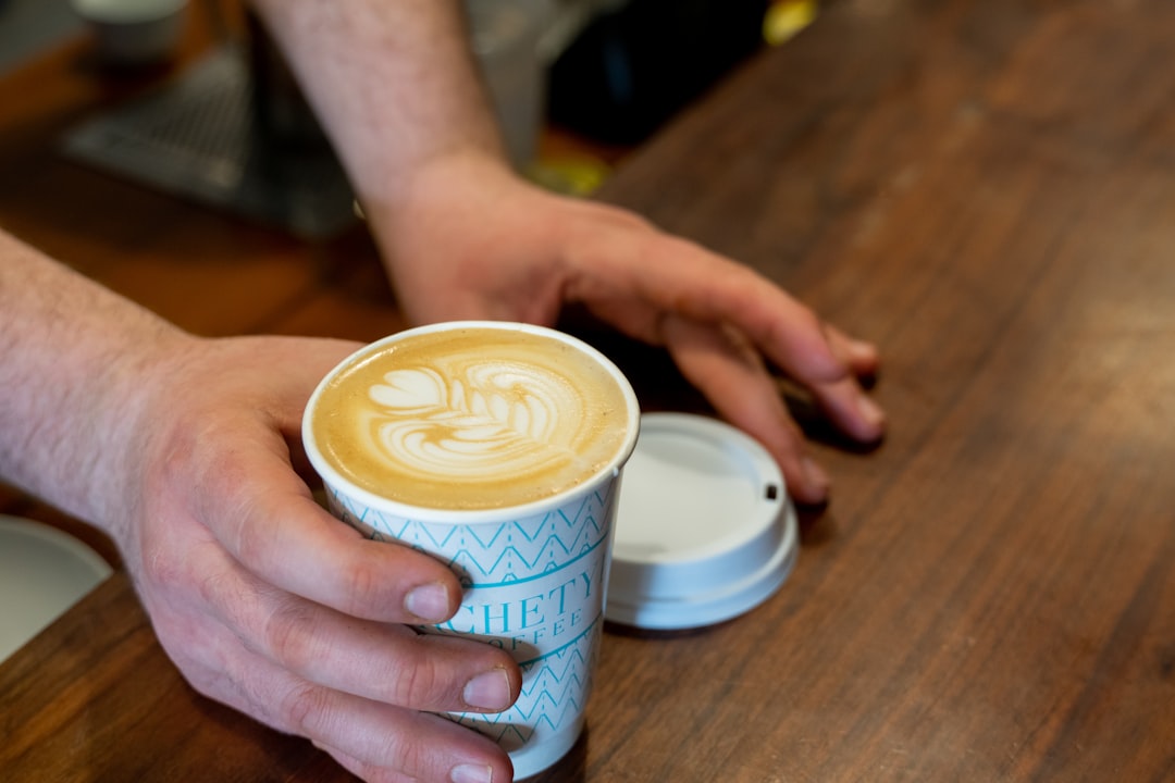 Almond milk latte