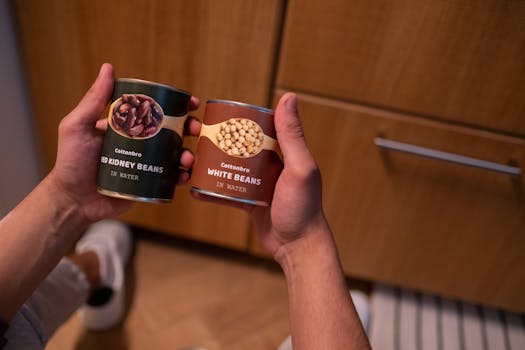 Canned beans (black)