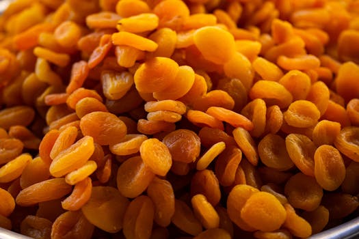 Dried apricots