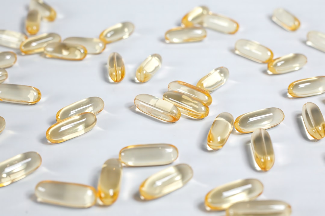 Fish oil capsules