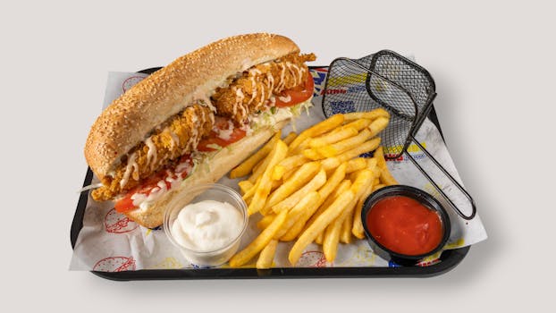 Fried chicken sandwich