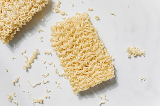 Shirataki noodles