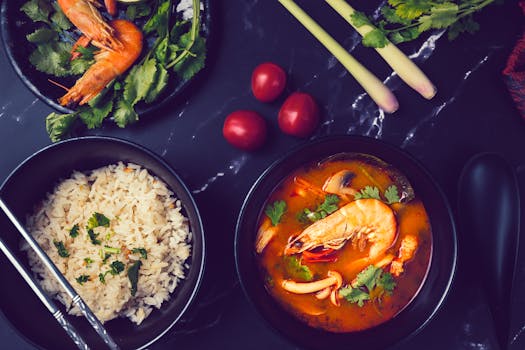 Tom yum soup